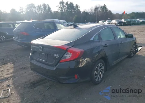 2018 Honda Civic Ex z USA, uszkodzony, nr VIN 2HGFC2F77JH558556